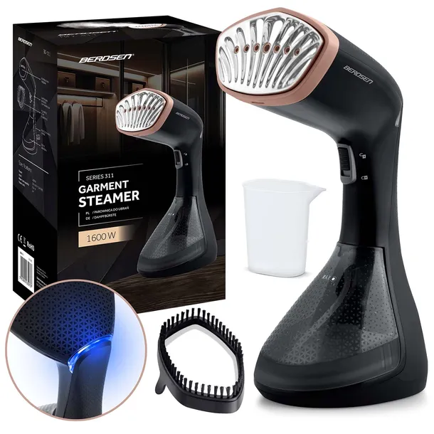 Parownica do ubrań 1600W Steamer parowy Żelazko parowe ZESTAW 26g/min