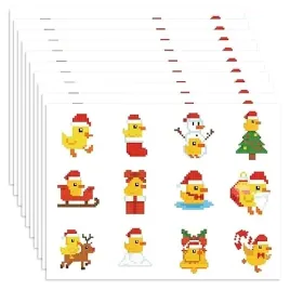 120-szt-naklejek-z-pikselowa-zolta-kaczka-naklejek-pikselowa-zolta-kaczka