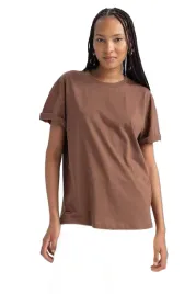 defacto-meski-t-shirt-z-okraglym-dekoltem-w-kolorze-brazowym-xl-5da