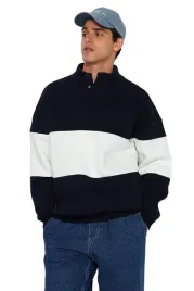 trendyol-man-bluza-meska-z-paskiem-i-stojka-granatowo-biala-m-5da