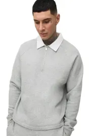boohooman-bluza-meska-szara-z-kolnierzem-xxl-z3a