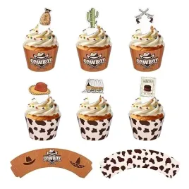 24szt-papilotki-babeczek-western-cowboy-z-24szt-ozdobami-24szt-papilotki