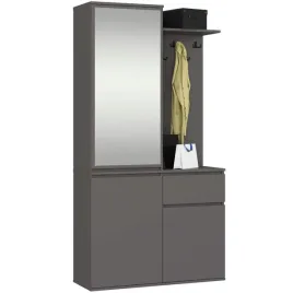 szafa-do-przedpokoju-z-lustrem-entro-95-cm-duza-garderoba-wieszaki-szara