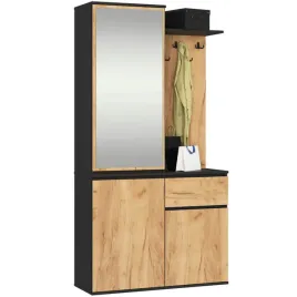 szafa-do-przedpokoju-z-lustrem-entro-95-cm-garderoba-wieszaki-czarna-craft