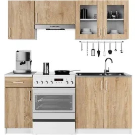 zestaw-mebli-kuchennych-z-witryna-lima-180-cm-szafki-kuchenne-bialy-sonoma