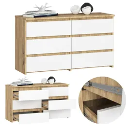 komoda-bezuchwytowa-cl-100-cm-6-szuflad-klasyczna-do-salonu-artisan-biala