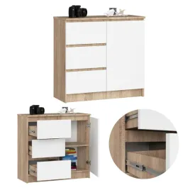 komoda-80-cm-jerry-szafka-bezuchwytowa-1-drzwi-3-szuflady-dab-sonoma-biala