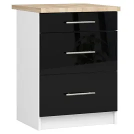 szafka-kuchenna-oliwia-60-cm-3-szuflady-z-blatem-biala-czarny-polysk
