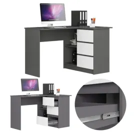 biurko-narozne-b16-124-cm-prawe-3-szuflady-2-polki-duze-grafit-szary-biale