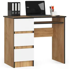 biurko-komputerowe-a-6-90-cm-lewe-3-szuflady-1-polka-stolik-dab-craft-biale