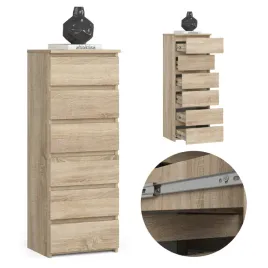 waska-komoda-do-sypialni-6-szuflad-40-cm-sonoma