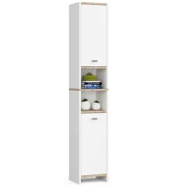 pojemna-szafka-lazienkowa-180-cm-biala-2-drzwi