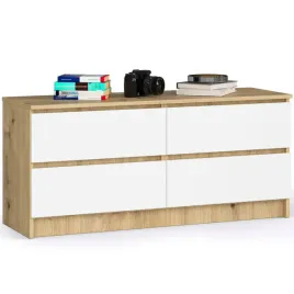 komoda-do-salonu-120-dab-artisan-biala-4-szuflady