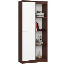 regal-stojacy-80-cm-biurowy-szafka-1-drzwi-8-polek-pojemny-wenge-bialy