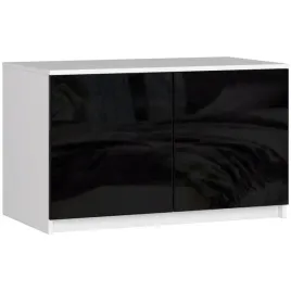 nadstawka-na-szafe-90-cm-biala-czarna-przedpokoj