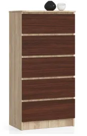 wysoka-pojemna-komoda-60-sonoma-wenge-5-szuflad