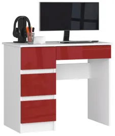 biurko-biale-czerwone-do-biura-90-cm-4-szuflady