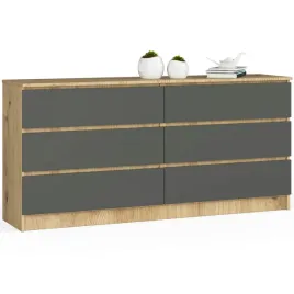 komoda-salon-pojemna-160-cm-6-szuflad-klasyczna-duza-artisan-grafit-szary