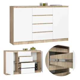komoda-wysoka-160-cm-2-drzwi-4-szuflady-pojemna-do-salonu-dab-sonoma-biala