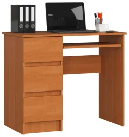biurko-komputerowe-proste-olcha-3-szuflady-90-cm