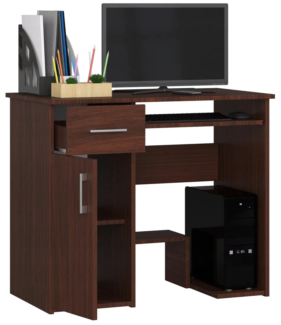 biurko-komputerowe-wenge-90-cm-1-szuflada-2-polki
