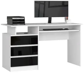 biurko-wolnostojace-do-biura-biale-czarne-135-cm