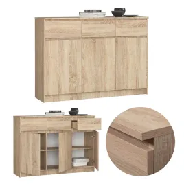 komoda-salon-pojemna-140-sonoma-3-szuflady-3-drzwi