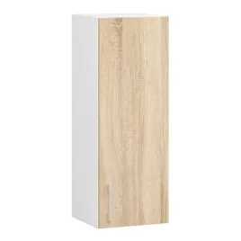 szafka-kuchenna-wiszaca-lima-30-cm-wysoka-1-drzwi-2-polki-biala-dab-sonoma