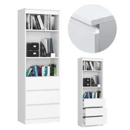 regal-stojacy-60-cm-do-biura-ksiazki-3-szuflady-3-polki-waski-pojemny-bialy