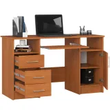 biurko-komputerowe-mlodziezowe-olcha-do-pokoju-3-szuflady-5-polek-124-cm-kolekcja-classic