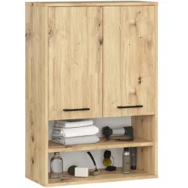 szafka-lazienkowa-64-cm-duza-wiszaca-2-drzwi-4-polki-otwarta-dab-artisan