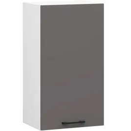 klasyczna-szafka-wiszaca-kuchenna-waska-2-polki-40-cm-biala-front-szary