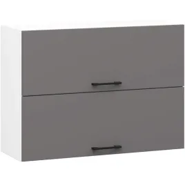 podwojna-szafka-kuchenna-wiszaca-80-cm-2-polki-nowoczesna-biala-front-szary
