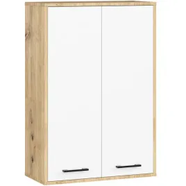 wiszaca-szafka-lazienkowa-pojemna-64-cm-duza-2-drzwi-4-polki-artisan-biala