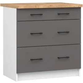 szafka-kuchenna-stojaca-3-szuflady-z-blatem-80-cm-pojemna-biala-front-szary