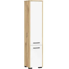 szafka-lazienkowa-stojaca-140-cm-slupek-lazienkowy-2-drzwi-artisan-biala