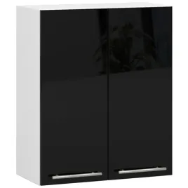 szafka-kuchenna-wiszaca-60-cm-biala-front-czarny-polysk-2-polki-standardowa