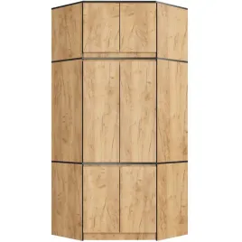szafa-do-przedpokoju-100-cm-z-nadstawka-6-drzwi-9-polek-narozna-dab-craft