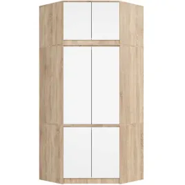 szafa-dla-dziecka-z-nadstawka-100-cm-narozna-6-drzwi-9-polek-sonoma-biala