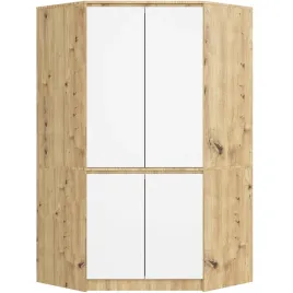 garderoba-szafa-do-przedpokoju-100-cm-narozna-4-drzwi-6-polek-artisan-biala