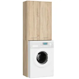 wysoki-regal-lazienkowy-nad-pralke-dab-sonoma-2-drzwi-180-cm-slupek