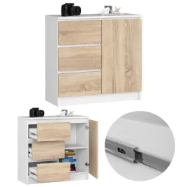 uniwersalna-szafka-komoda-do-salonu-80-cm-bezuchwytowa-biala-dab-sonoma