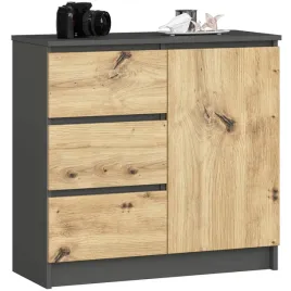 salonowa-nowoczesna-komoda-80-cm-grafit-dab-artisan-1-drzwi-2-polki-szafka