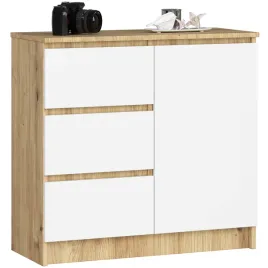 salonowa-nowoczesna-komoda-80-cm-artisan-biala-3-szuflady-bezuchwytowa