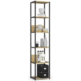 regal-do-biura-i-pracowni-industrialny-metalowy-dab-artisan-6-polek-40-cm