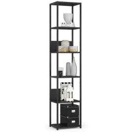 industrialny-regal-do-biura-i-pracowni-6-polek-czarny-metalowy-loft-40-cm