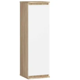 witryna-do-salonu-30-cm-dab-sonoma-biala-3-polki