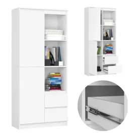 regal-do-salonu-bialy-2-szuflady-7-polek-80-cm