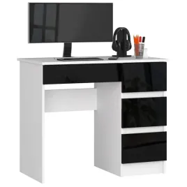 nowoczesne-biurko-biale-czarne-do-pracowni-90-cm