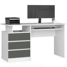 wolnostojace-biurko-biale-szare-135-cm-3-szuflady